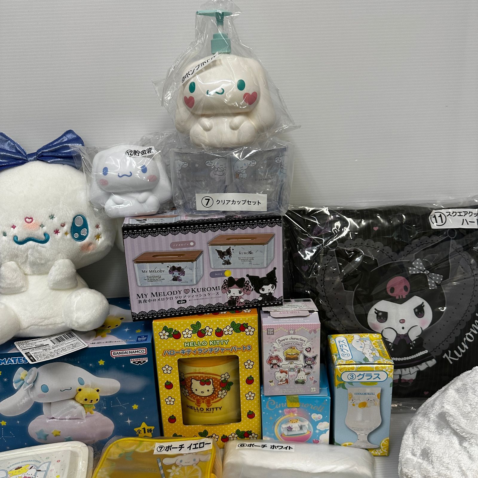 △サンリオ ぬいぐるみ クッション 他 グッズ 大量まとめ 中古品
