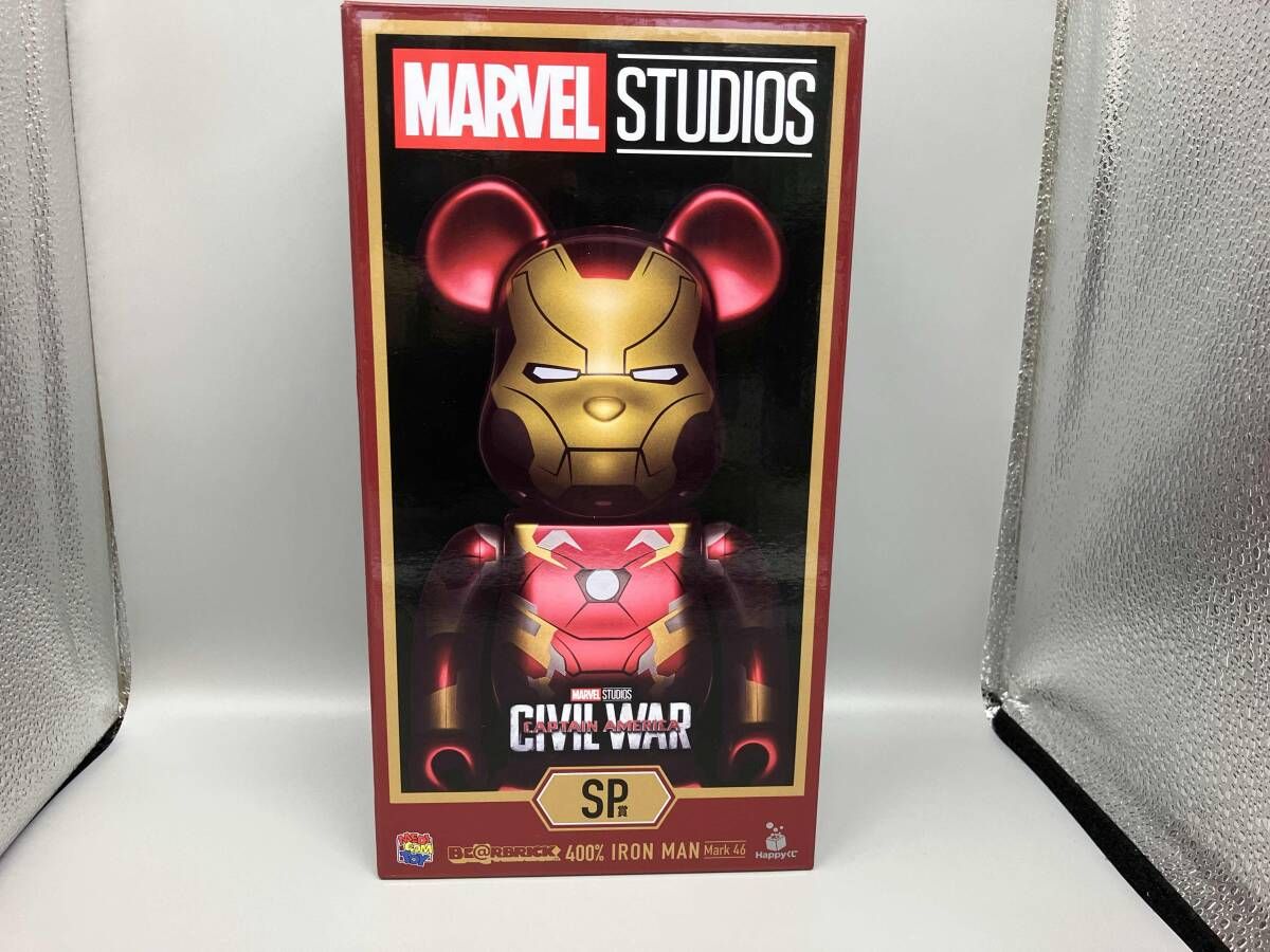 SP賞 IRON MAN Mark 46 400% BE@RBRICK MARVEL STUDIOS Happyくじ BE@RBRICK BE@RBRICK