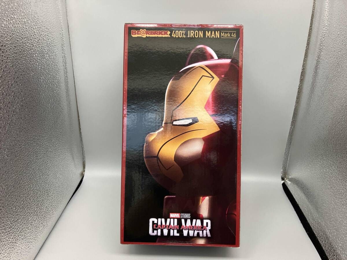 SP賞 IRON MAN Mark 46 400% BE@RBRICK MARVEL STUDIOS Happyくじ BE 