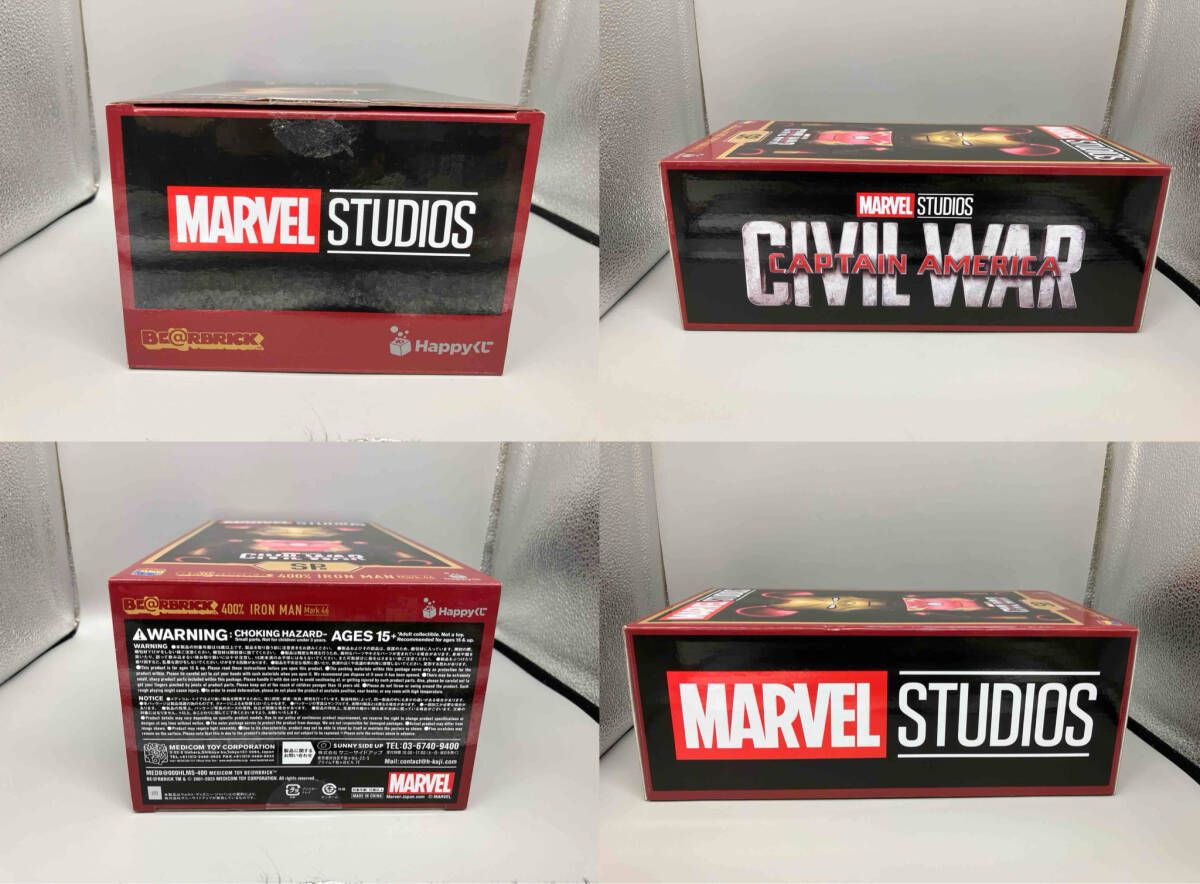 SP賞 IRON MAN Mark 46 400% BE@RBRICK MARVEL STUDIOS Happyくじ BE 
