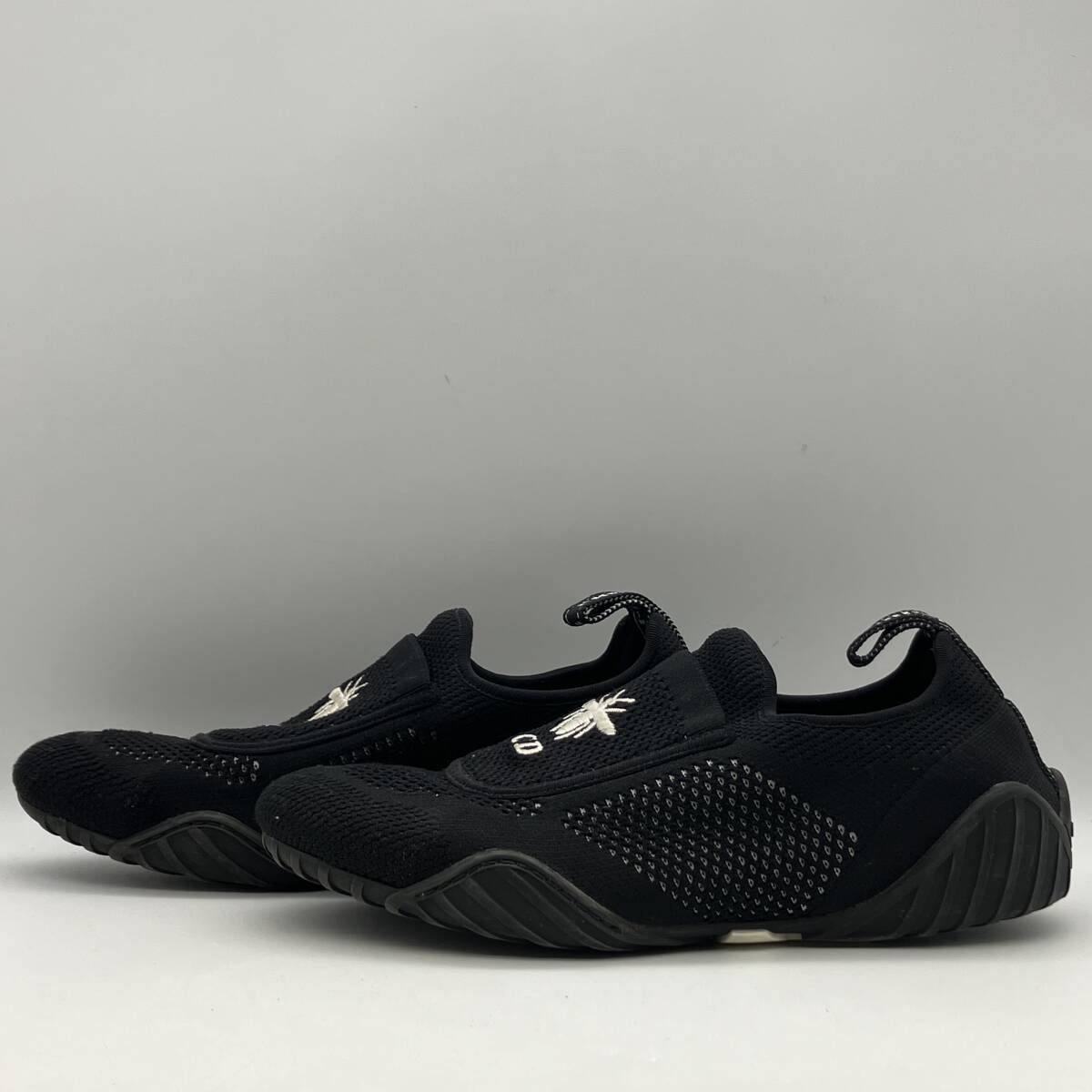 Christian Dior クリスチャン・ディオール ニットスニーカー ブラック BEE サイズ37 1/2