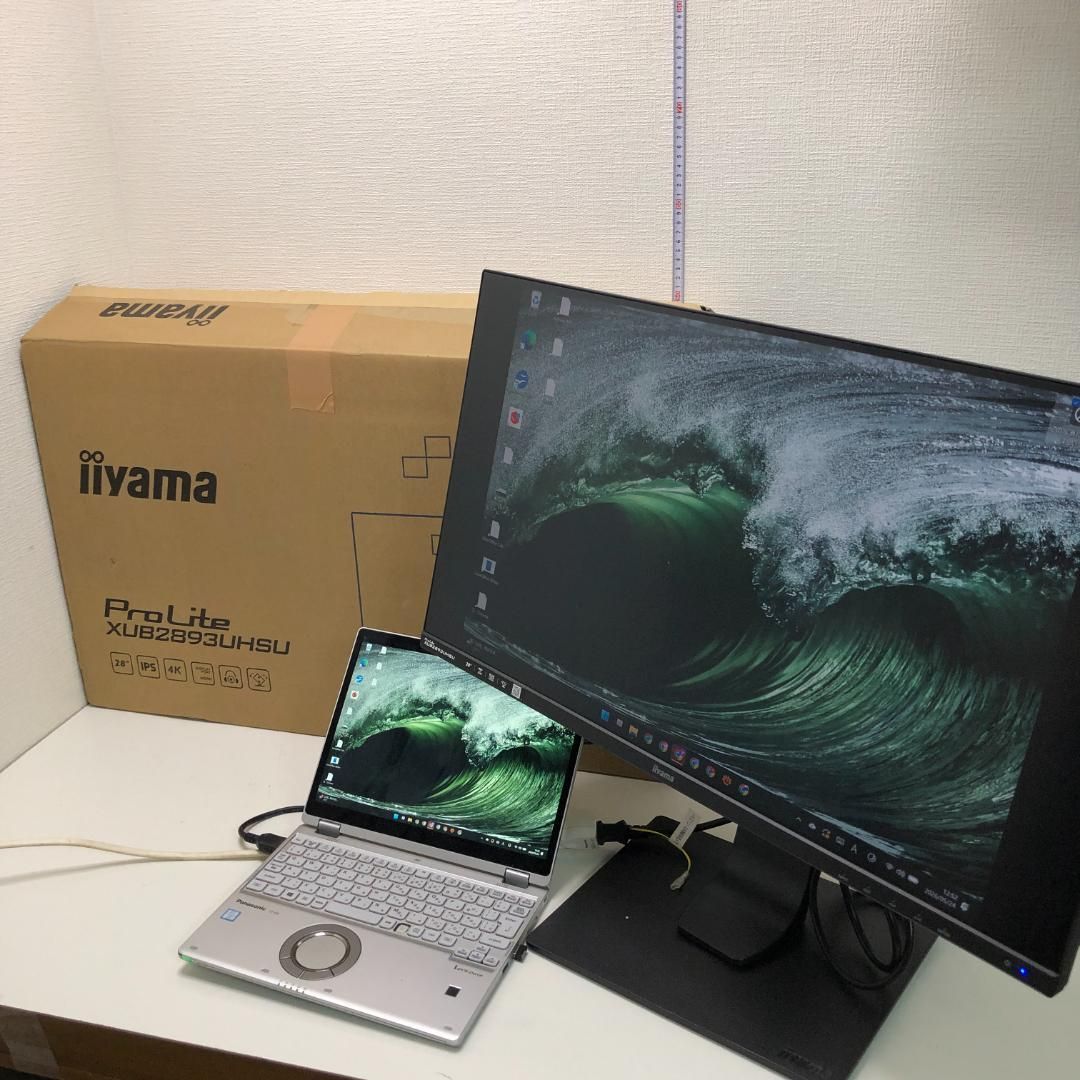 美品 iiyama ProLite XUB2893UHSU-B1 28インチ 4K IPS モニター UHD
