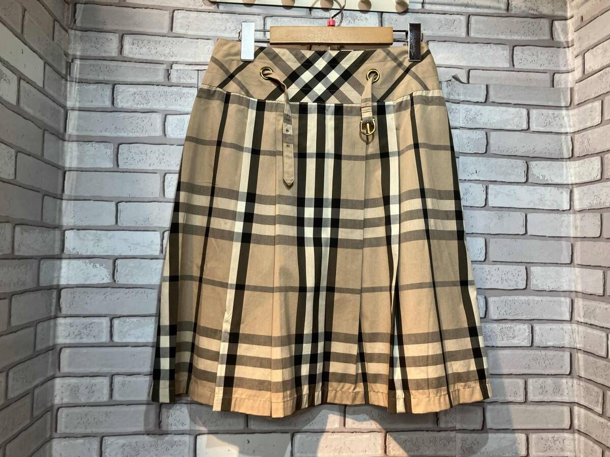 BURBERRY バーバリー スカート チェック柄 インポート - メルカリ