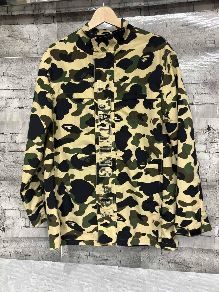 A BATHING APE ナイロン カモフラジャケット
