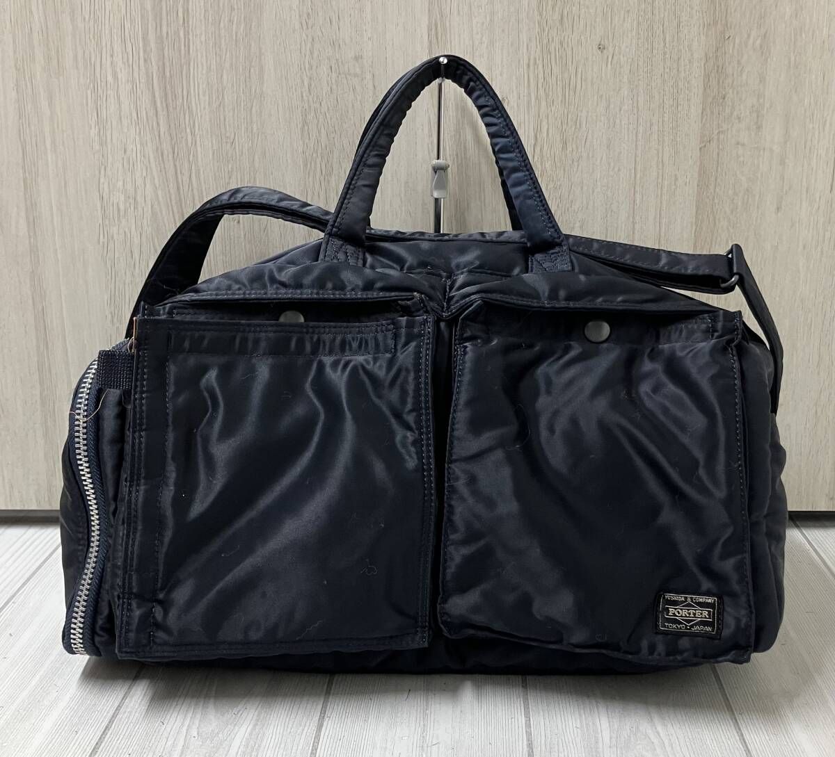 PORTER ポーター TANKER タンカー 2way ボストンバッグ ネイビー