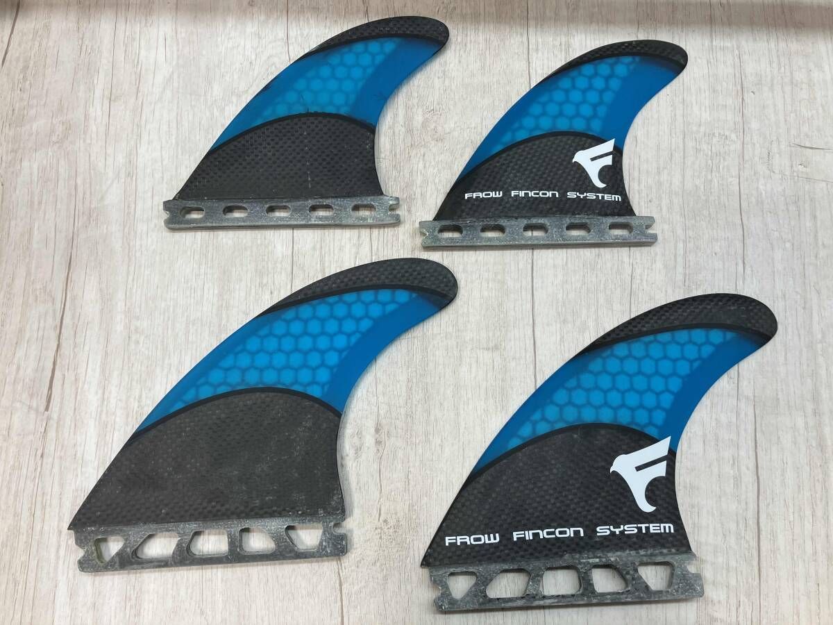 FROW FINCON SYSTEM サーフボードフィン 4枚セット FROW FINCON SYSTEM