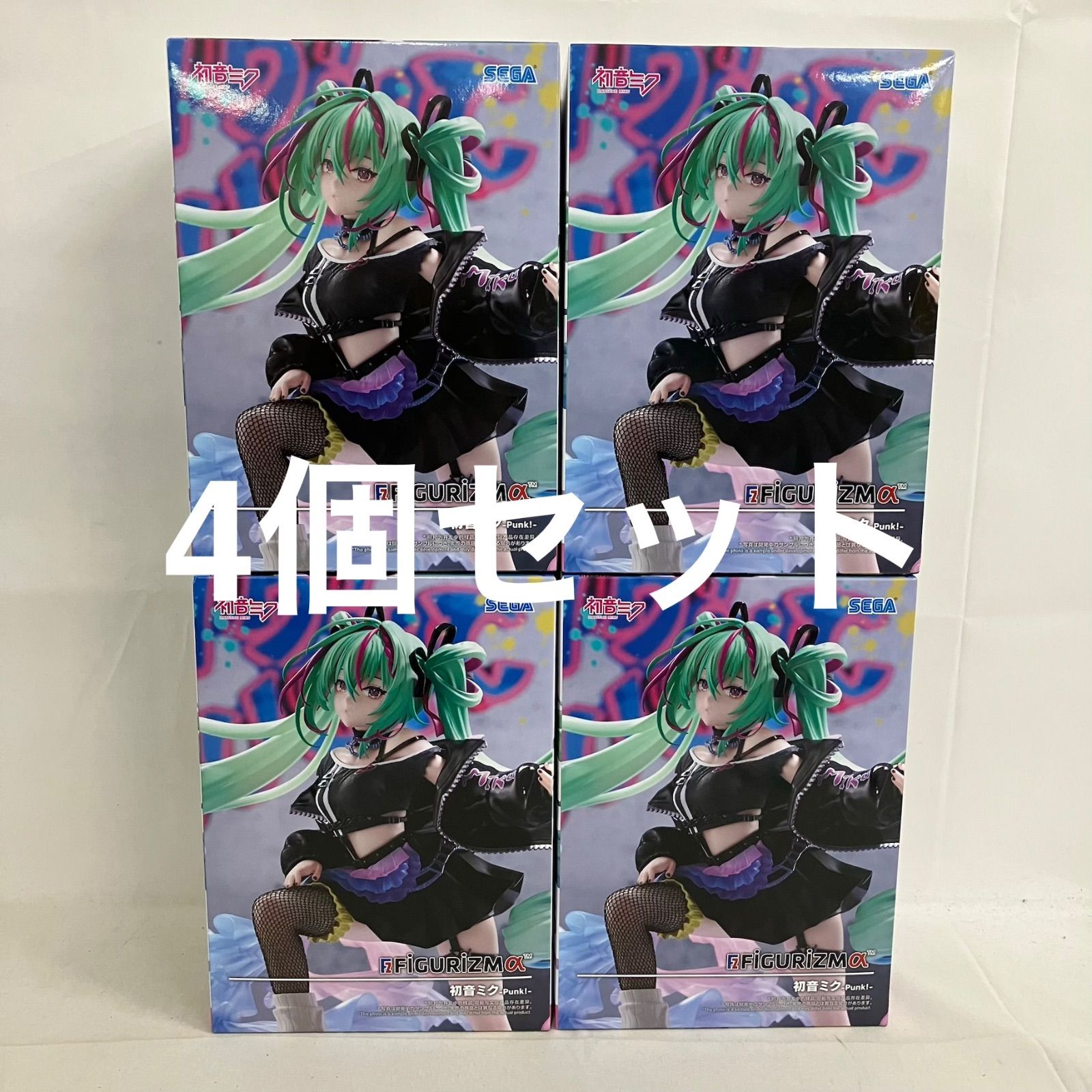 未開封 初音ミク FiGURiZMα 初音ミク Punk! フィギュア 4個セット