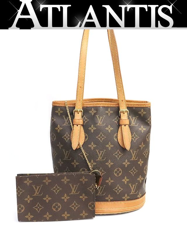 ルイヴィトン Louis Vuitton バケットPM トートバッグ モノグラム M42238 【74910】