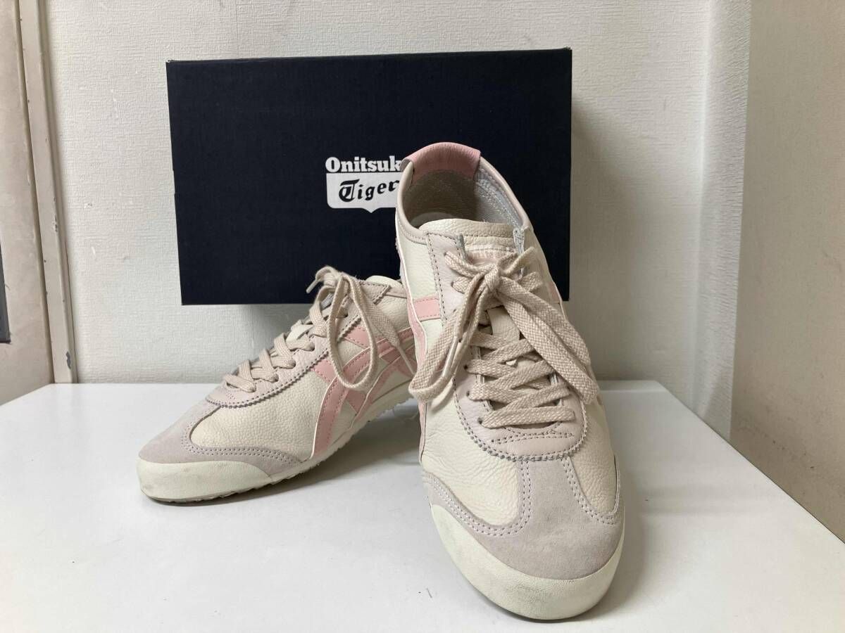 【箱付き】Onitsuka Tiger オニツカタイガー スニーカーMEXICO 66 1183A201-254 オートミール ジンジャーピーチ 27㎝