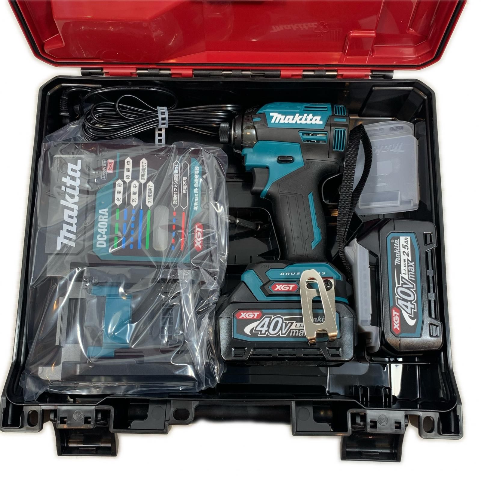 MAKITA マキタ 締め付け工具 インパクトドライバ コードレス式 40v 160056 TD002GRDX ブルー
