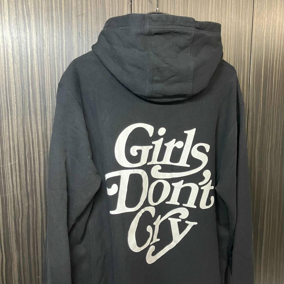 GIRLS DONT CRY パーカー サイズXL ブラック ガールズドントクライ 