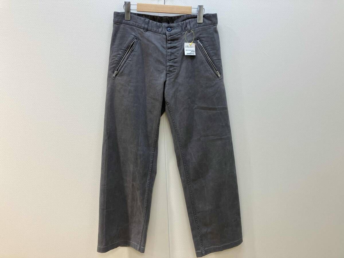 Maison Margiela メゾン マルジェラ デニムパンツ ジップポケットデニム グレー 46インチ M～Lサイズ相当