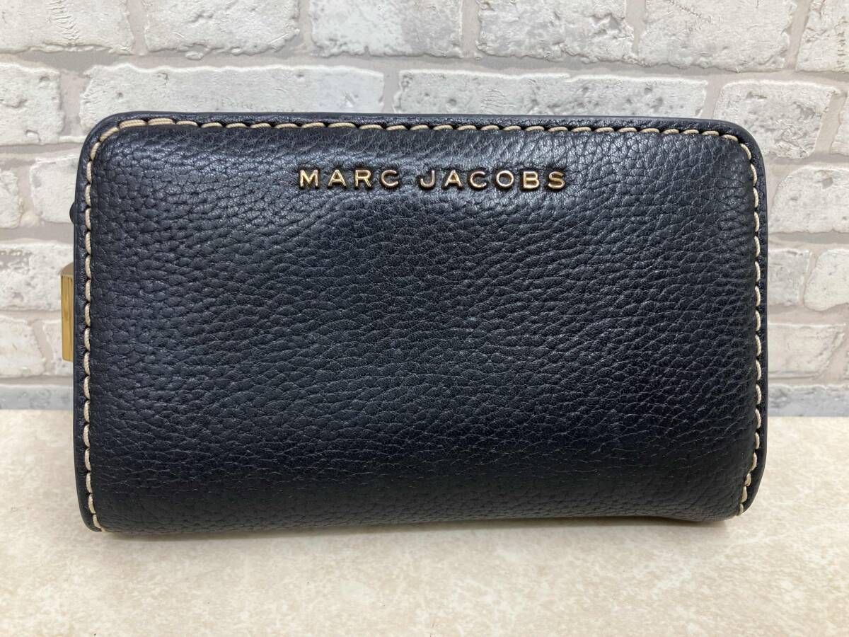 MARC JACOBS マークジェイコブズ 二つ折り財布 レザーウォレット 