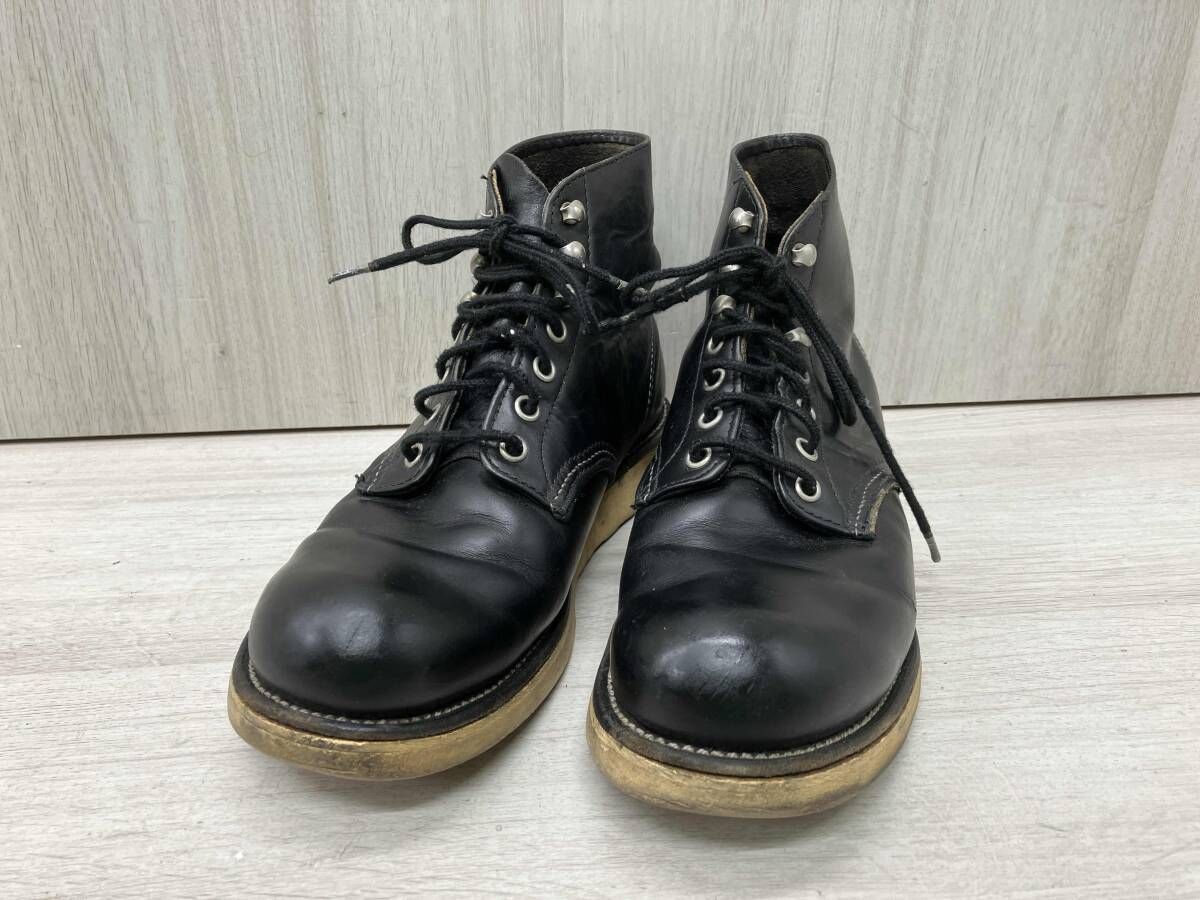 RED WING レッドウィング ワークブーツ 8165 刺繍羽タグ 表記サイズ US8 ブラック