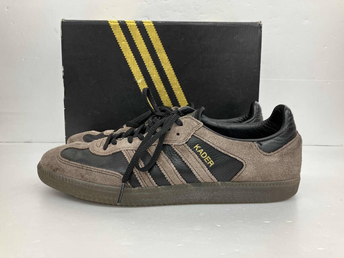 adidas アディダス SANBA ADV × KADER サンバ ケイダー IF9235 スニーカー 28.5 ブラウン 通年を