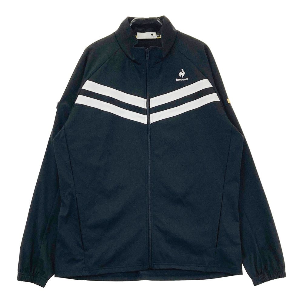 サイズ：LL LE COQ GOLF ルコックゴルフ トラックジャケット ブラック系 [240101696993] ゴルフウェア メンズ ストスト