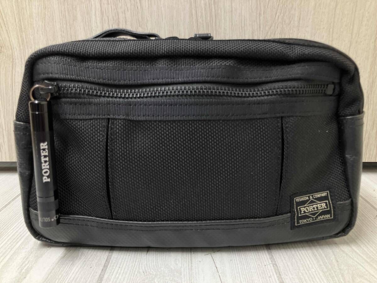 PORTER ポーター HEAT ヒート WAIST BAG ウェストバッグ ブラック