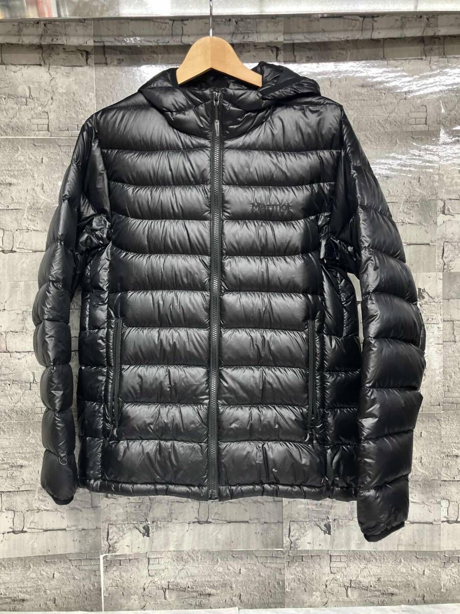 MARMOT ダウンジャケット 1000 ease DOWN HOODY サイズM ブラック