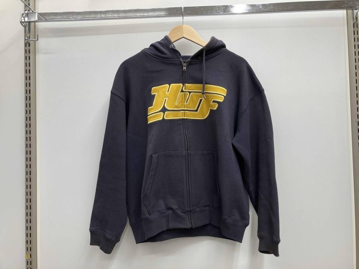 HUF ハフ パーカー ジップアップ パープル