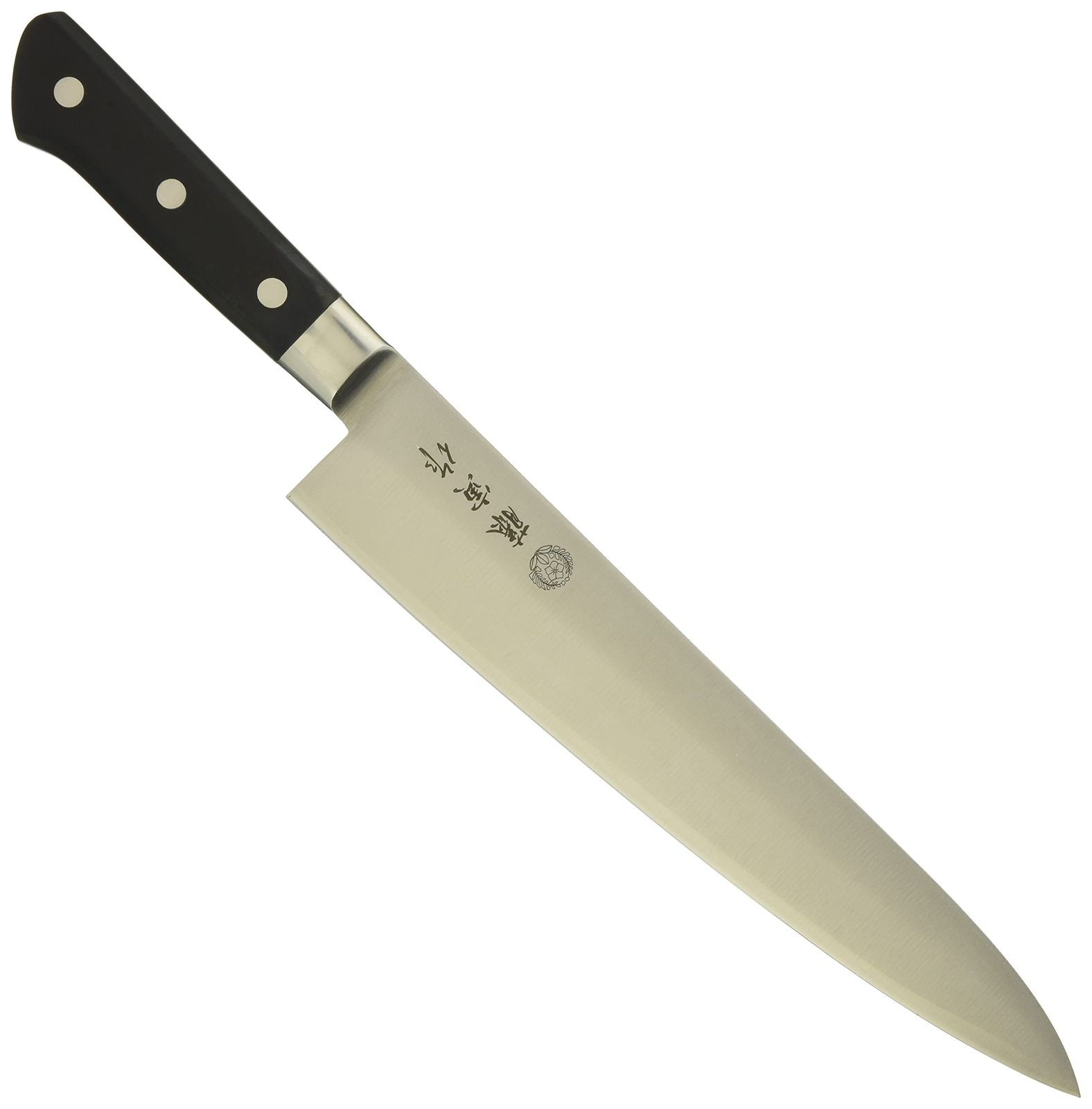 藤寅作 牛刀 270mm 日本製 コバルト合金鋼 両刃 肉切りだけでなく魚や野菜の調理に使えるシェフナイフ DPコバル合金鋼割込 口金付 FU-810 シルバー/ブラックso e69d7a99