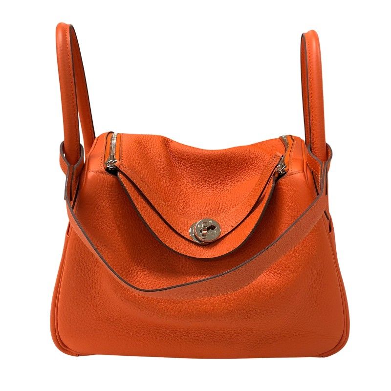 エルメス HERMES リンディ30 T刻 カプシーヌ シルバー金具 トリヨン レディース ハンドバッグ