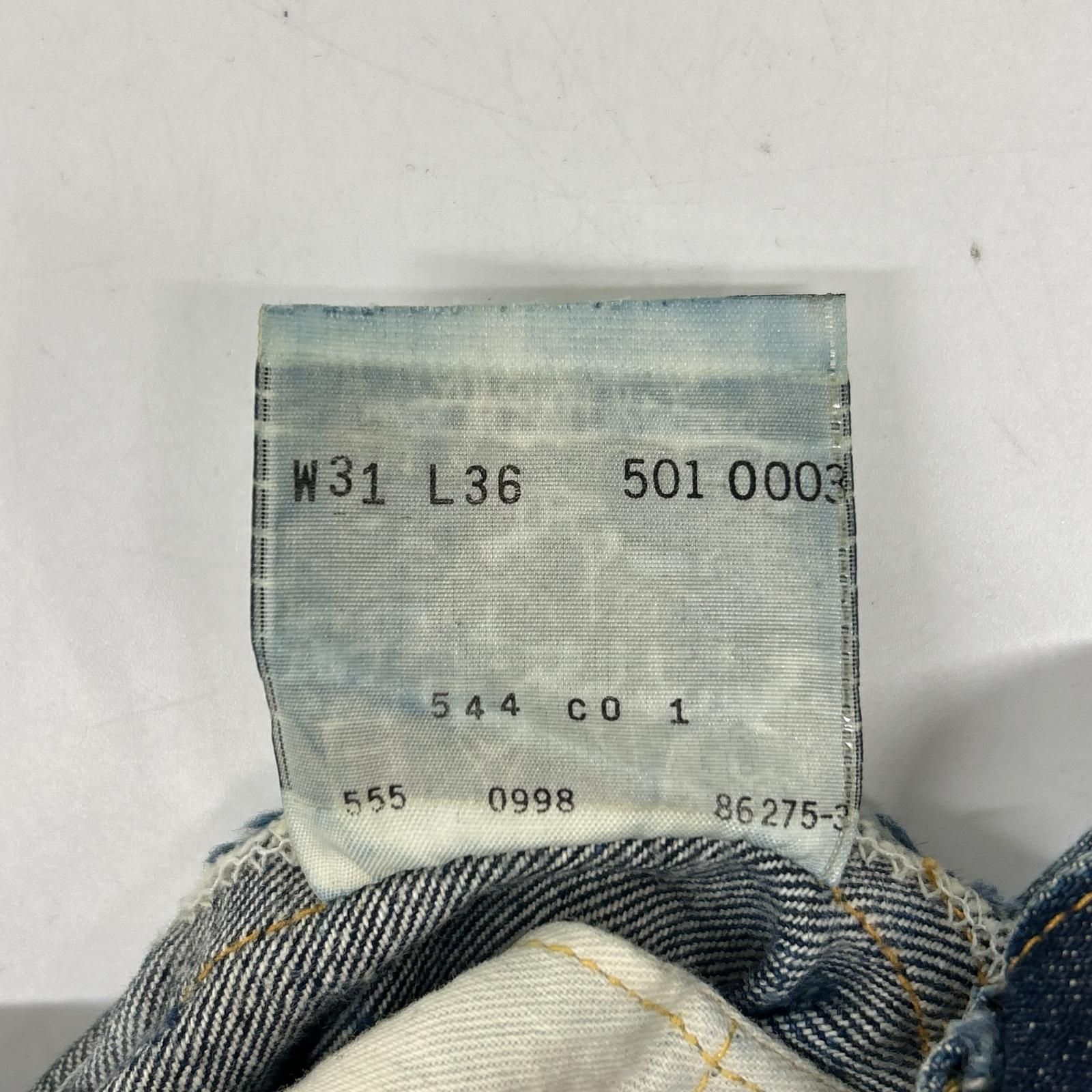 本物保証，大人気 LEVI'S リーバイス 98年製 501XX 1955年復刻