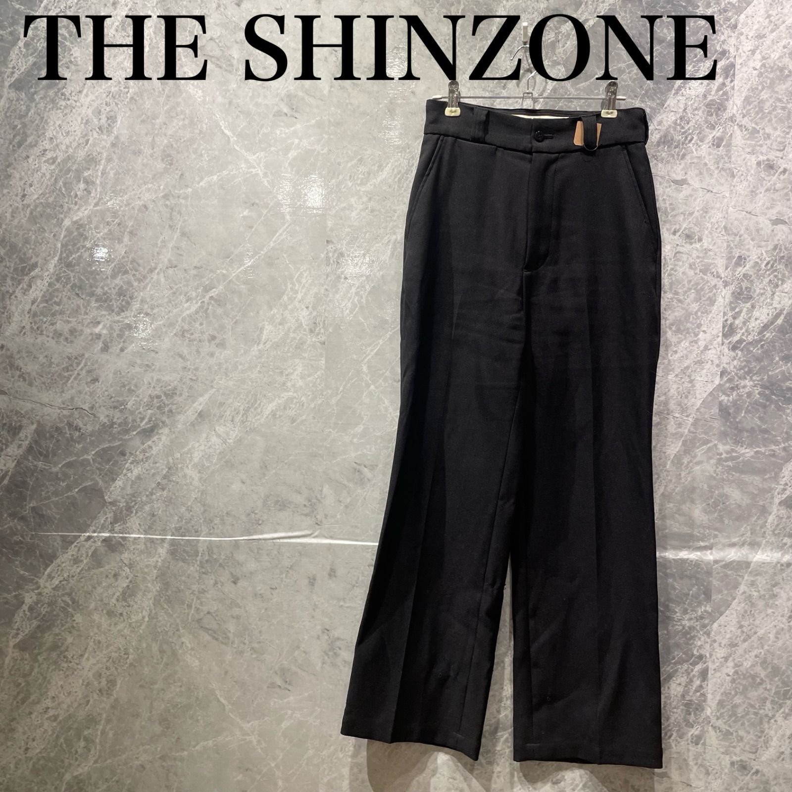 THE SHINZONE レディース S ダークグレー ストレートパンツ 美シルエット
