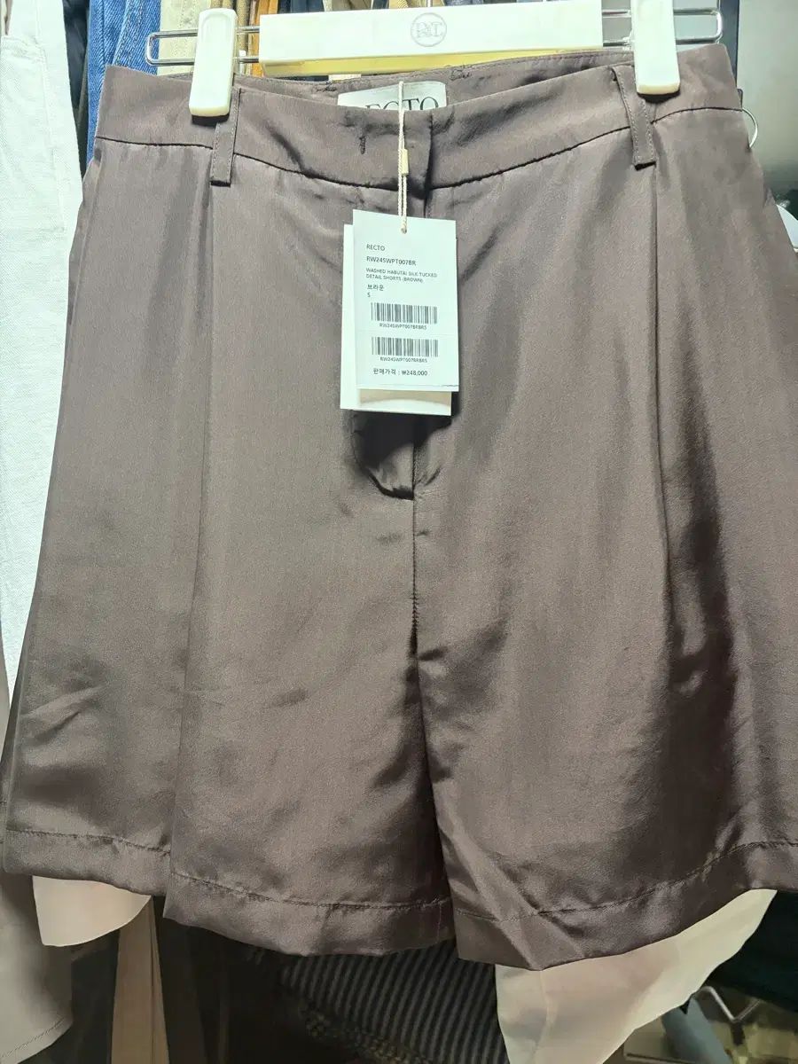 レクト シルクショーツ ブラウン 新品 S