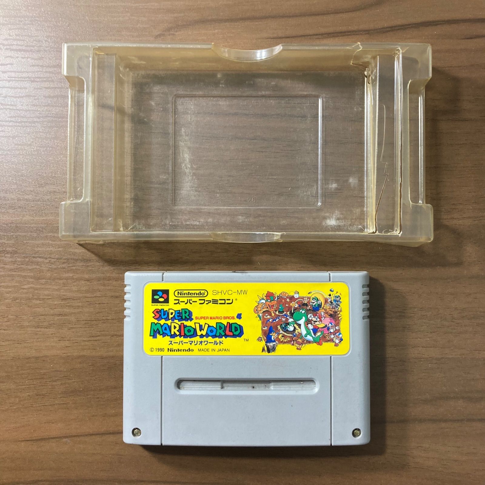 スーパーマリオワールド スーパーファミコン ソフト 箱付き 3-236
