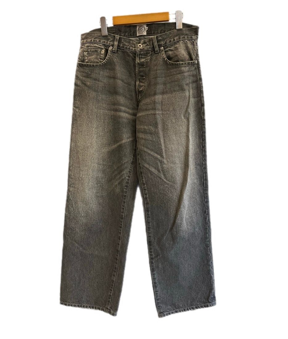 シンプリーコンプリケーテッド SIMPLY COMPLICATED BOYFRIEND JEANS ストレートデニムパンツ SC-01-G デニム ブラック 3 101MB-1010