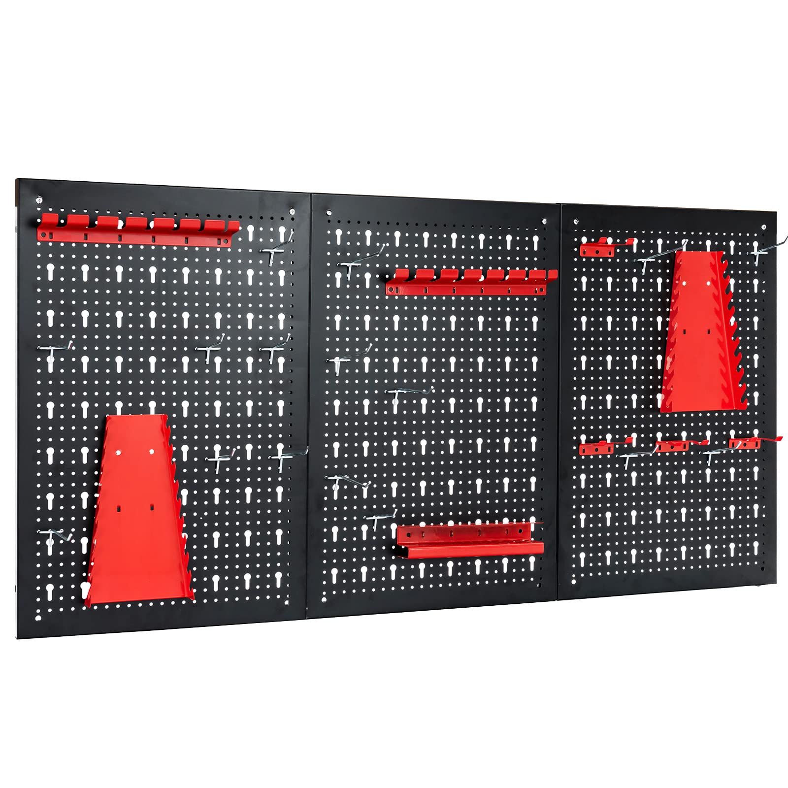 Goplus 有孔ボード パンチングボード 3枚入り 工具收? 壁掛け 400x600x25mm/枚 アクセサリー付き ペグボード 小物収納 ツール収納 多孔 ボード 工具入れ ツールボックス ガレージ ワークショップ 作業場ts 457103c4