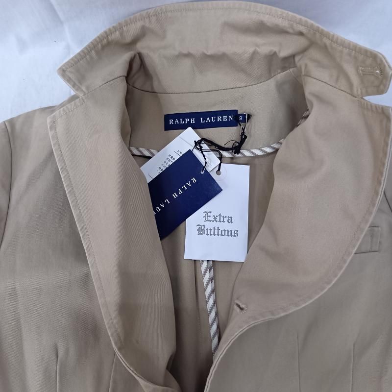 ラルフローレン テーラードジャケット エルボーパッチ beige 9