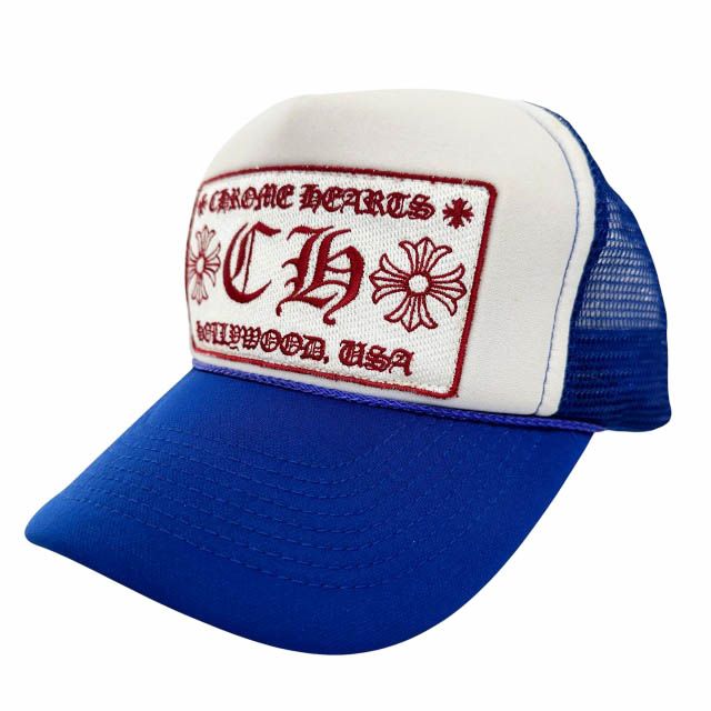 クロムハーツ　CHROME HEARTS クロムハーツ CHROME HEARTS 初期 CH CRS TRUCKER CAP ロゴ刺繍 クロス