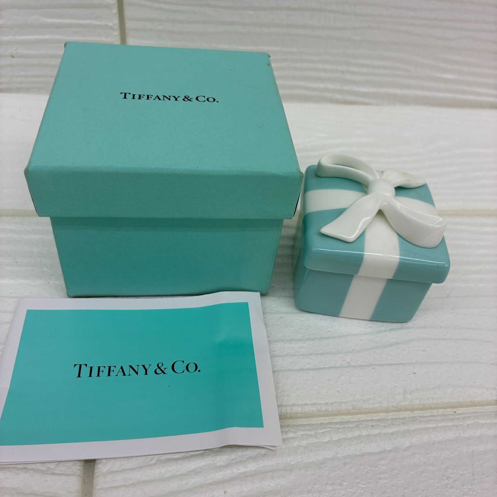 S787　TIFFANY　ティファニー　陶器　小物入れ　264256830