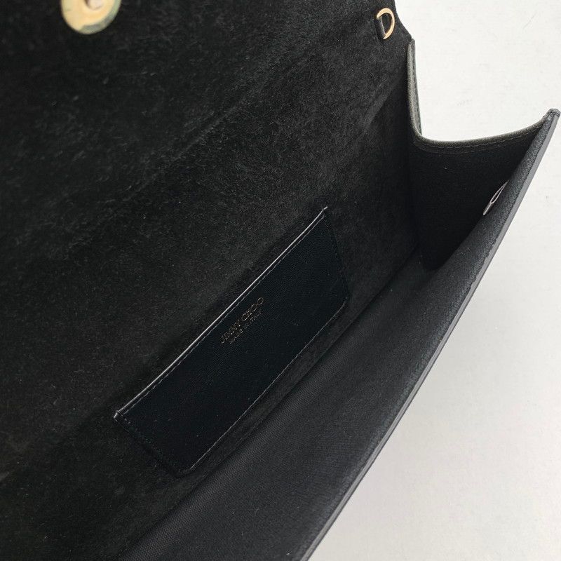 中古品】 JIMMY CHOO ジミーチュウ EMMIE CLUTCH BAG クラッチバッグ