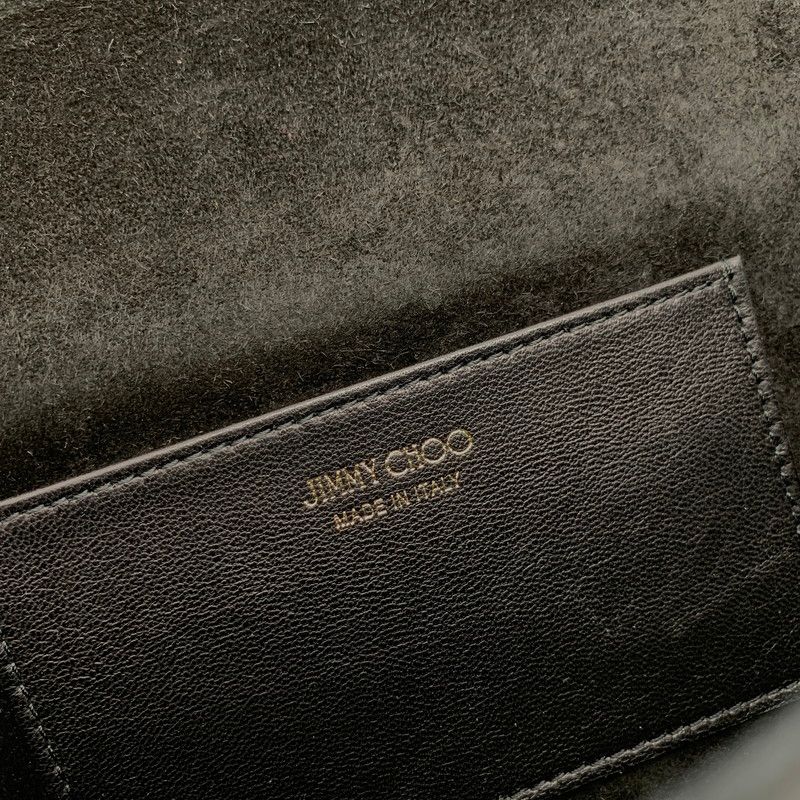 中古品】 JIMMY CHOO ジミーチュウ EMMIE CLUTCH BAG クラッチバッグ