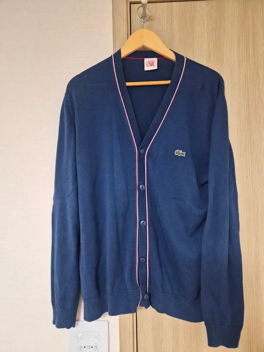 ラコステライブ ネイビーカーディガン 6サイズ XL