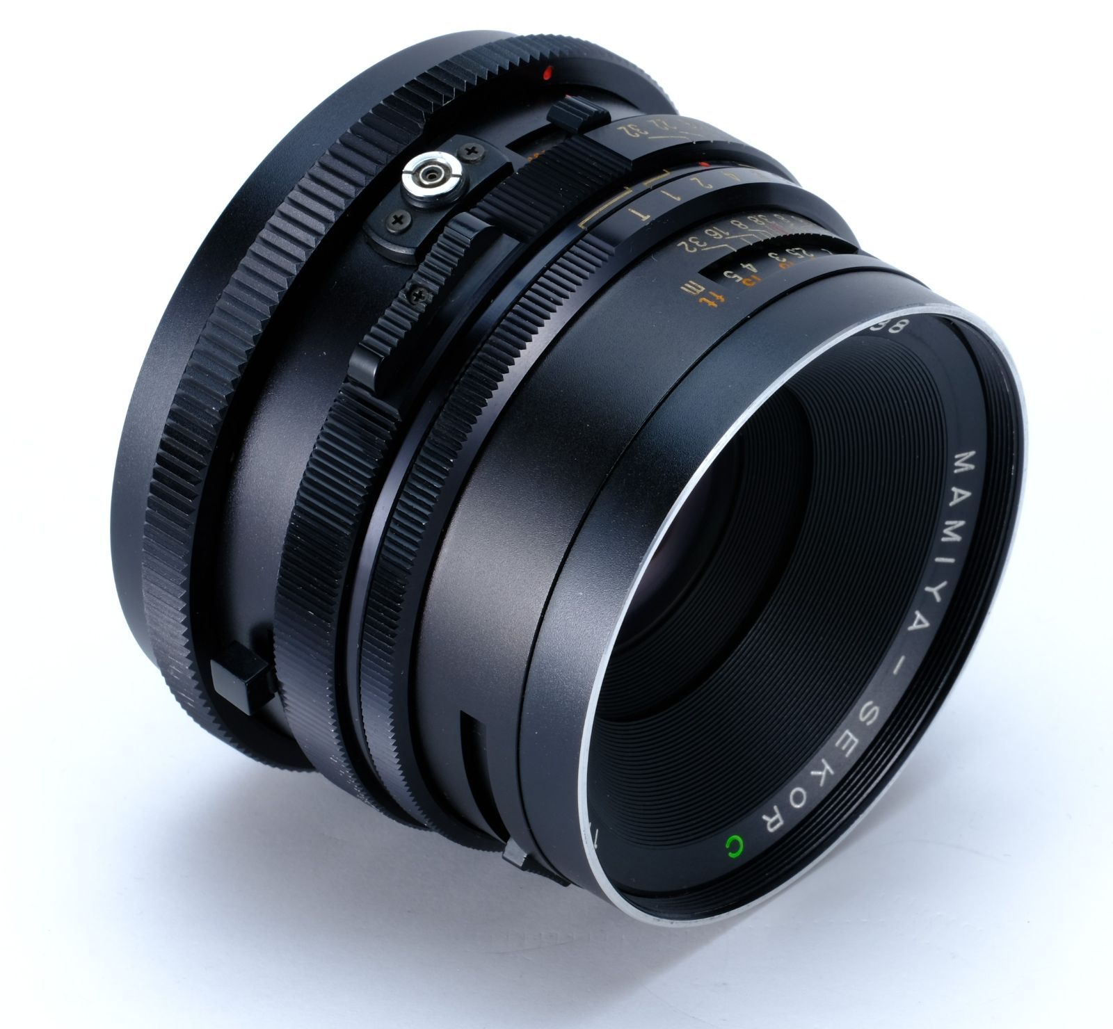 Mamiya マミヤ Sekor C 127mm F3.8 + 純正前後キャップ & ラバーフード
