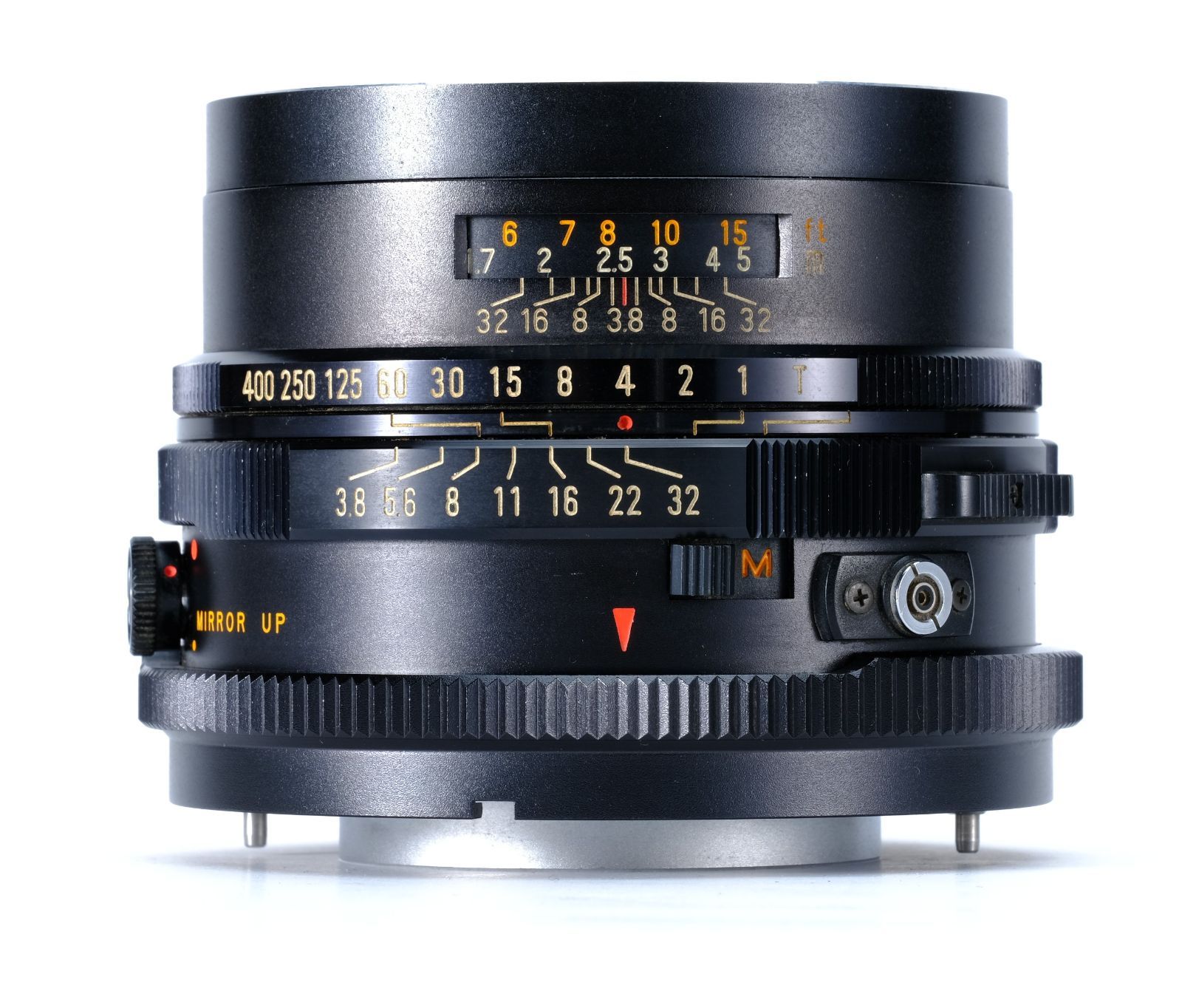 Mamiya マミヤ Sekor C 127mm F3.8 + 純正前後キャップ & ラバーフード
