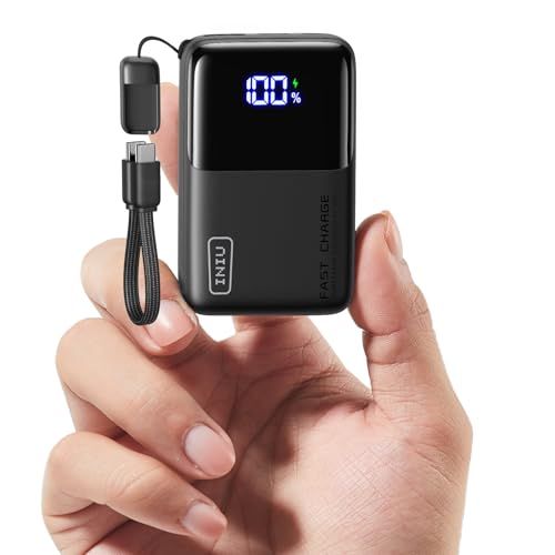 INIU 小型 【10000mAh 45W 急速充電】 USB-C USB-A 入出力対応 モバイル・バッテリー 3台同時充電 PSE技術基準適合 大容量 安全設計＆多種保護 携帯充電器 薄型 旅行/出張/停電対策/アウトドア/災害/緊急用の便利グッズ iｍａ