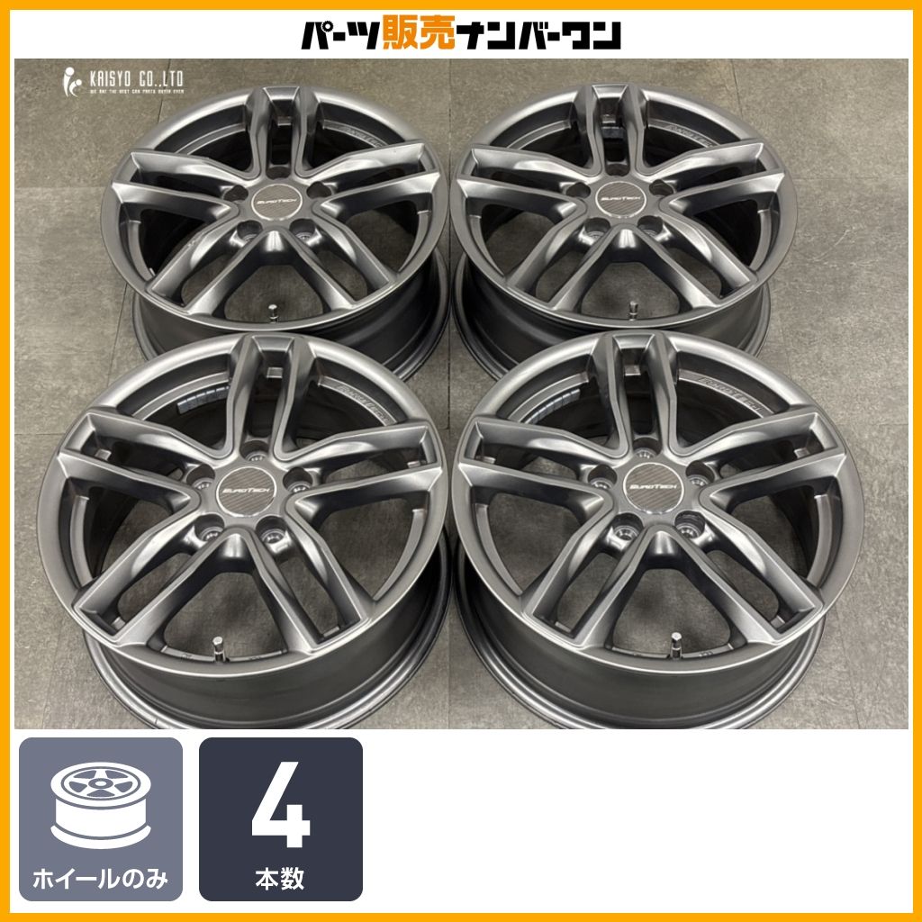 【良好品】ユーロテック GAYA5 16in 6.5J +48 PCD112 4本セット VW ゴルフ トゥーラン ヴァリアント パサート アウディ A3 即納可能
