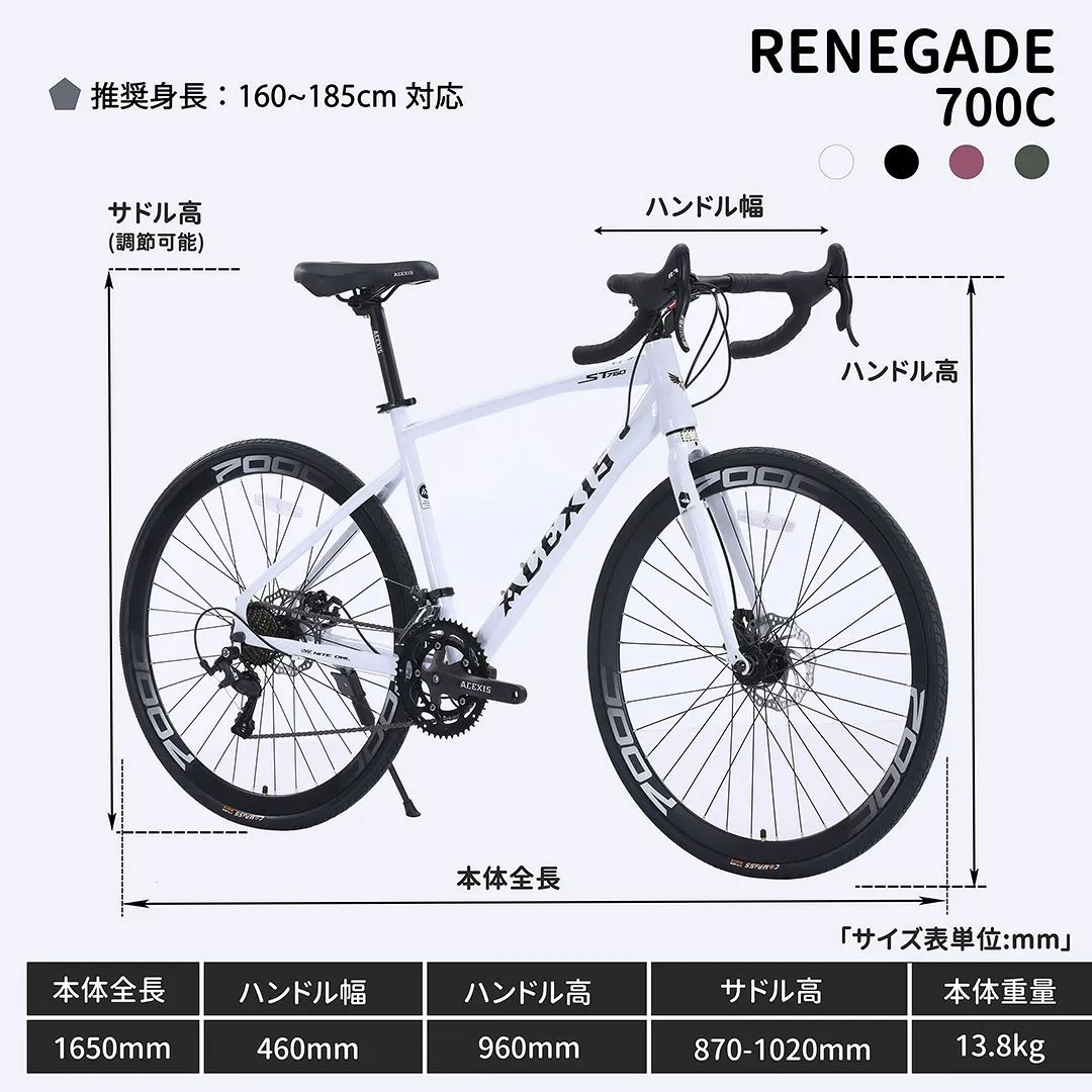 ACEXIS（エースシス） RENEGADE（レネゲート） イリデセント ホワイト