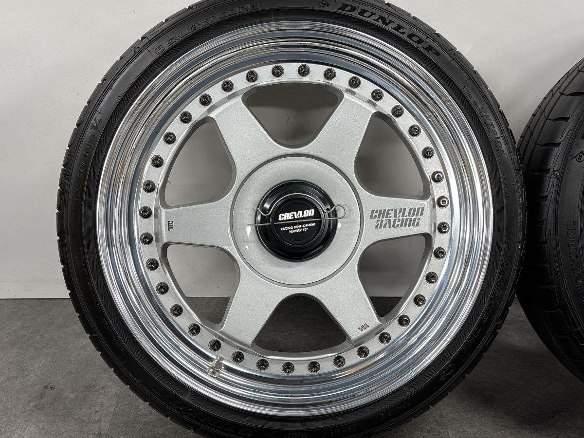 美品】シェブロンレーシング S1C 16in 6.5J +39 6J +45 PCD100 