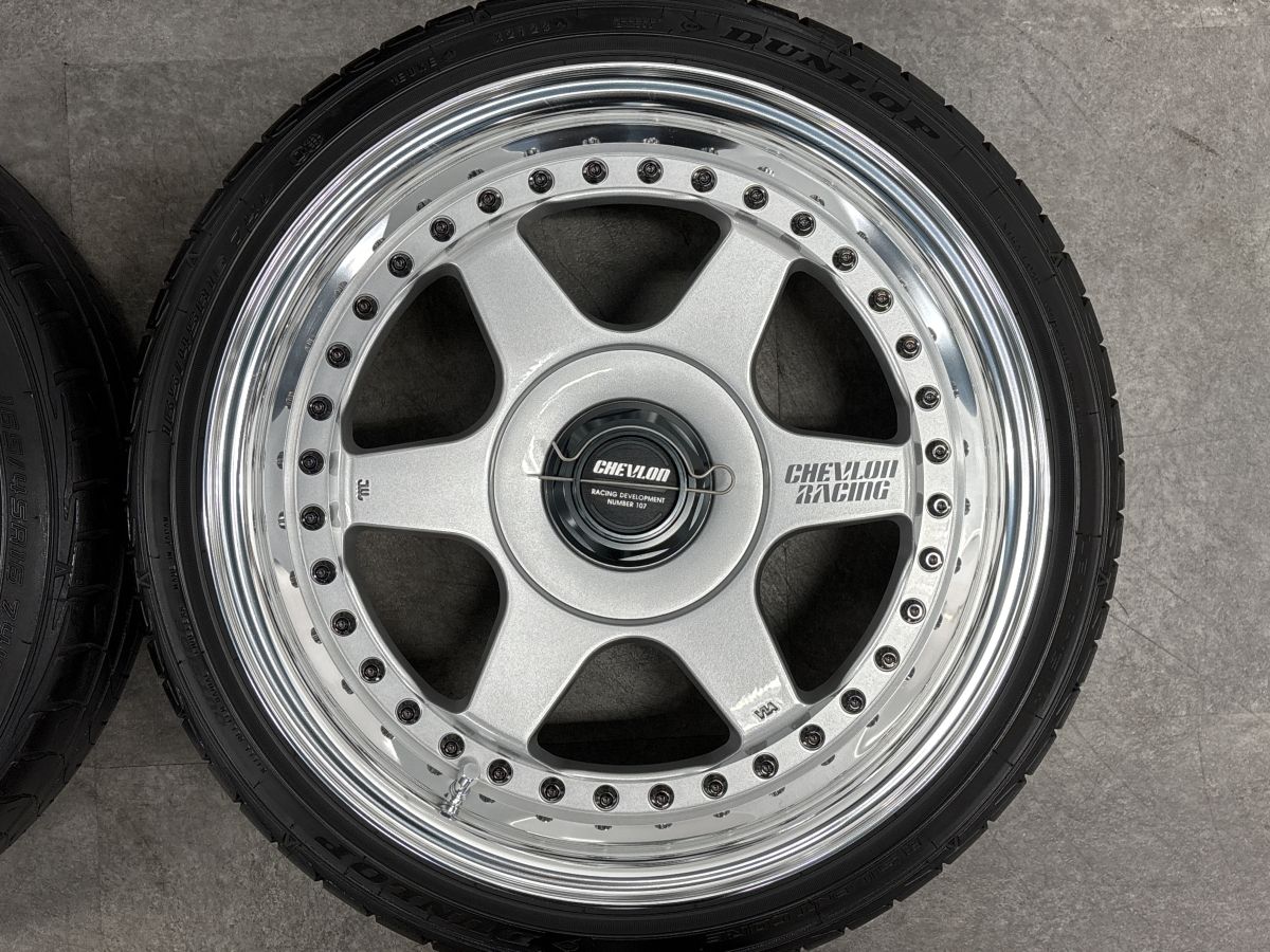 美品】シェブロンレーシング S1C 16in 6.5J +39 6J +45 PCD100