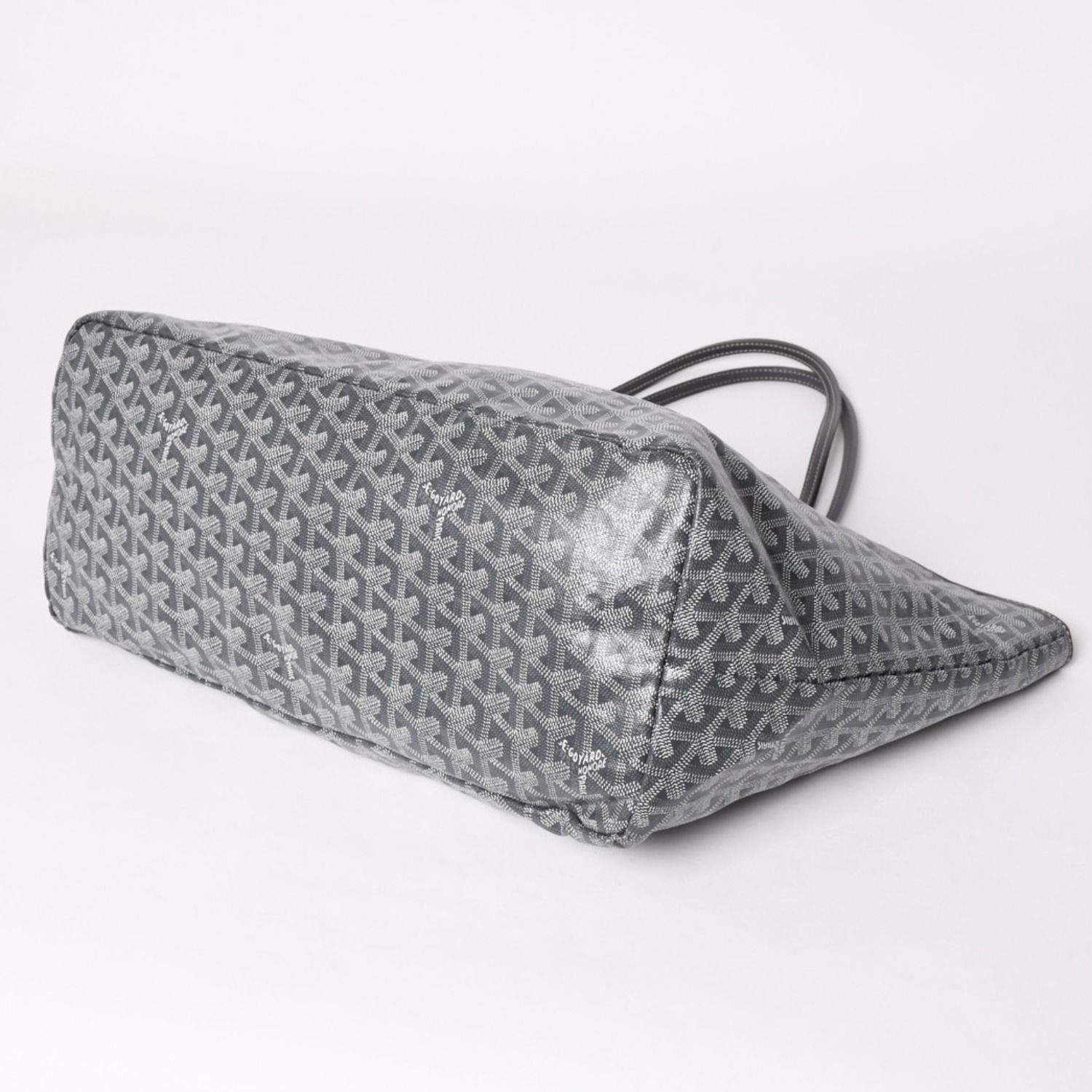 GOYARD ゴヤール SAINT LOUIS GM サンルイGM グレー トートバッグ PVC 