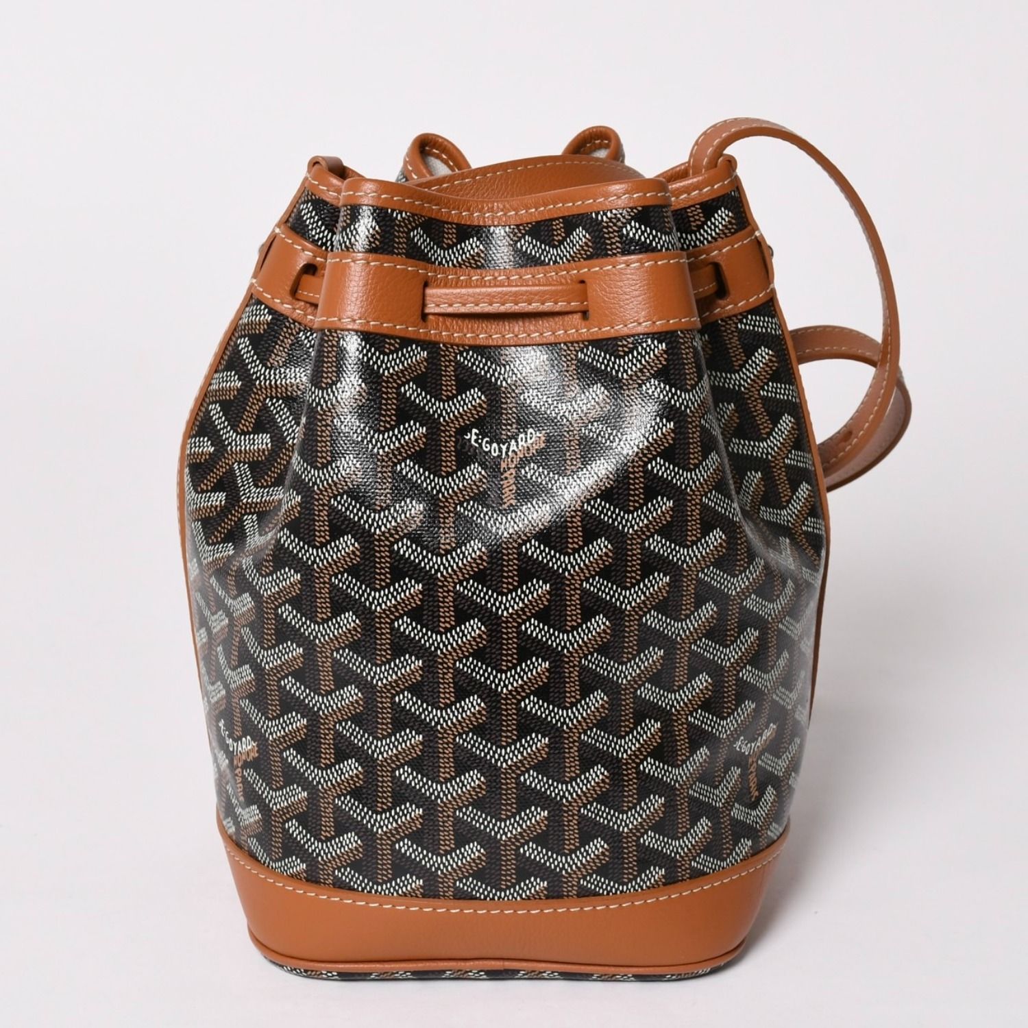 新品未使用 GOYARD ゴヤール プティフロ バケット バッグ ブラウン