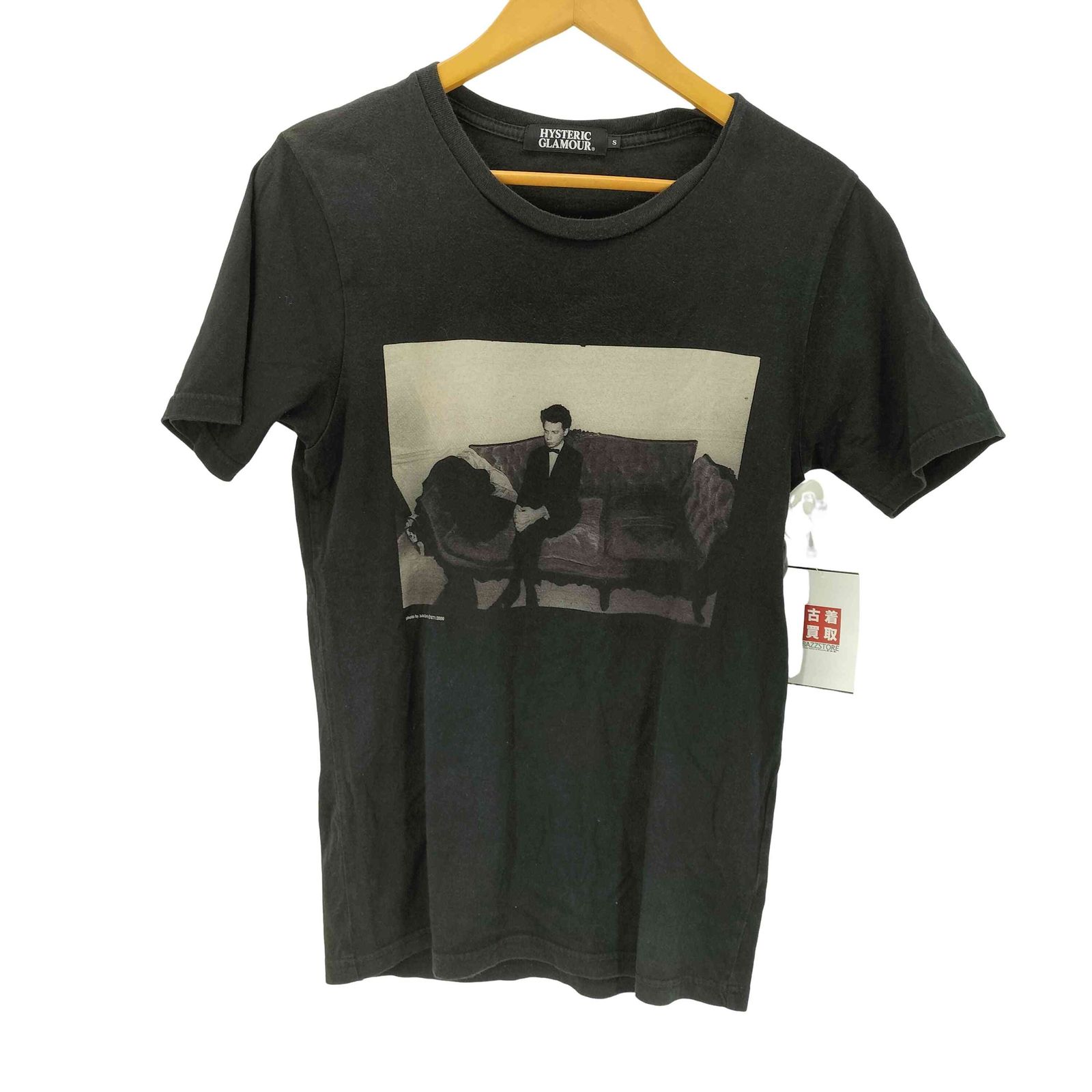 ヒステリックグラマー HYSTERIC GLAMOUR The Devil Made Me Do It photo by Julia Gorton グラフィック プリント Tシャツ ブラック メンズ JPN：S