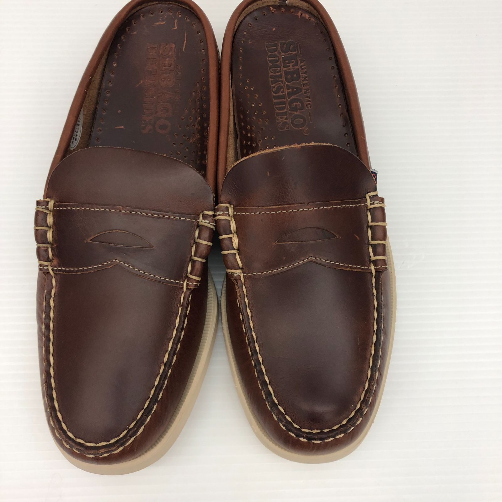 SEBAGO セバゴ ドックサイド ブラウン レザー デッキシューズ 26.0 