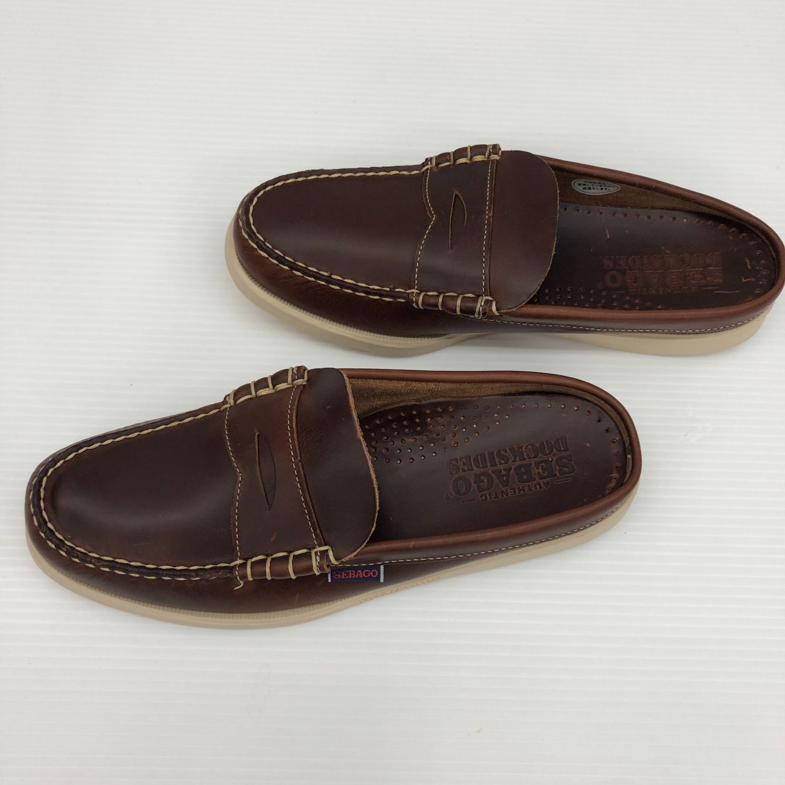 SEBAGO セバゴ ドックサイド ブラウン レザー デッキシューズ 26.0 