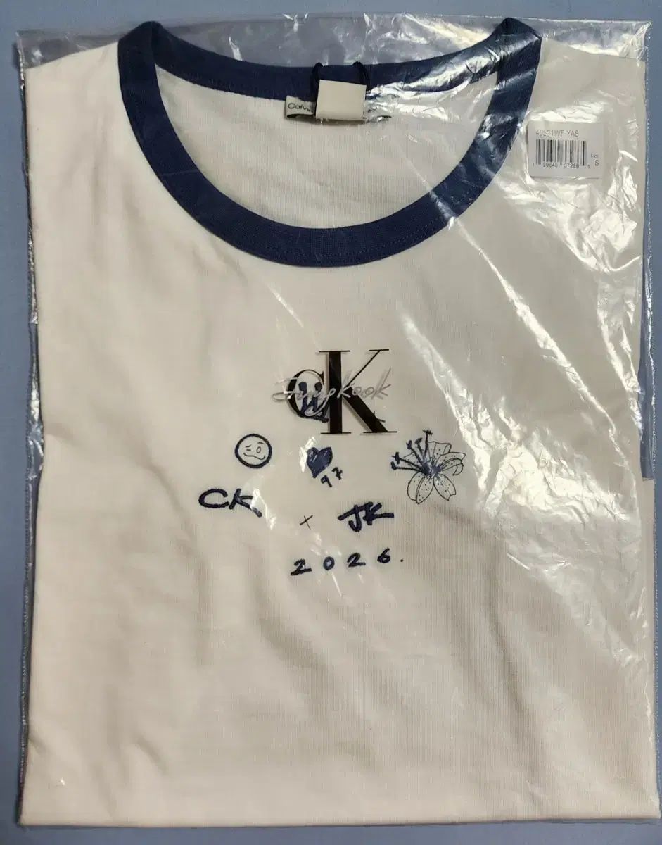 ジョングク Calvin Klein CKJK グラフィック リンガー ベイビー 半袖T